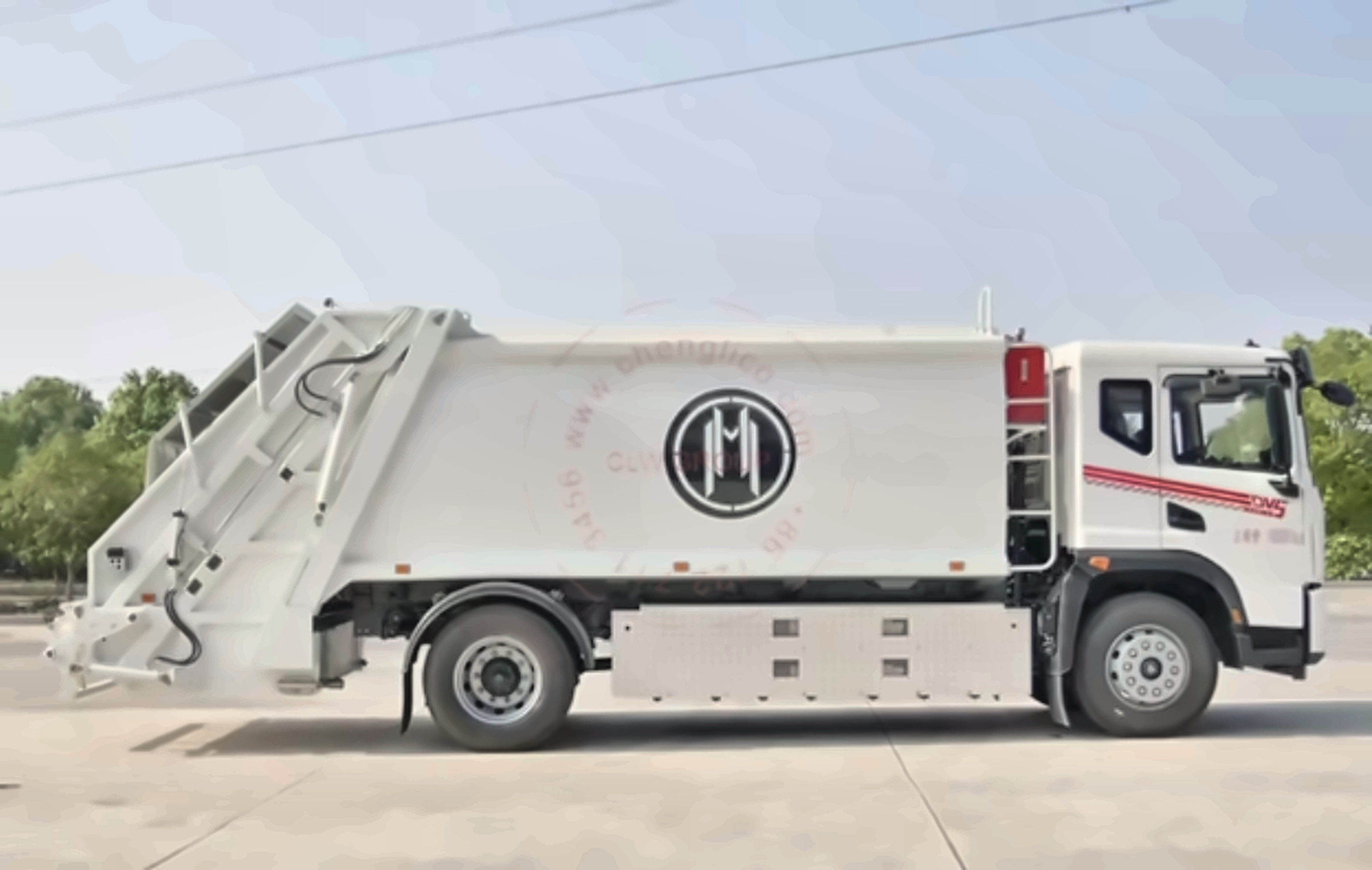 Мусоровоз Dongfeng Электрический компрессионный 14 000 л — фото 2
